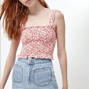 Pacsun smocked tube tank top